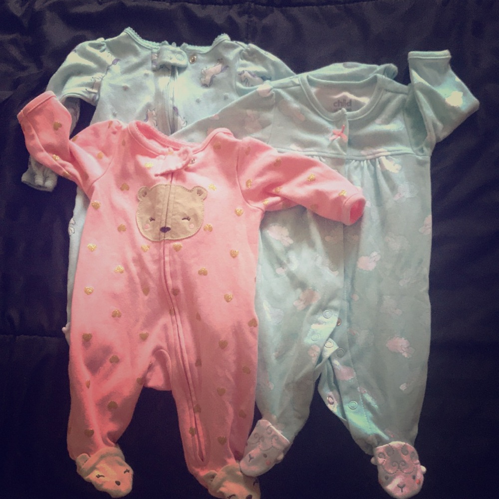 Newborn Sleep Onesies with feet